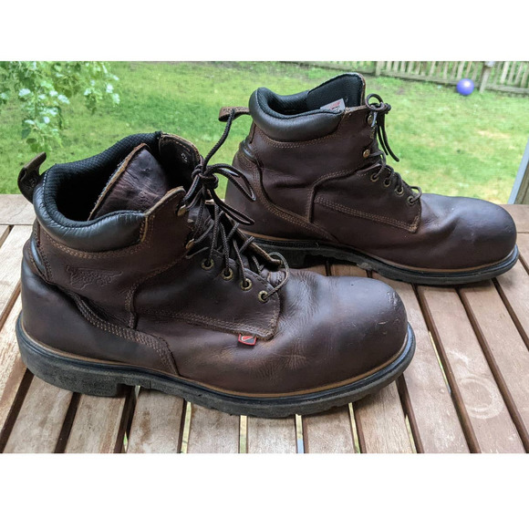 Red Wing Men's DynaForce® 6-inch Waterproof Safety Toe Boot 4215 Size 12D - Picture 6 of 12